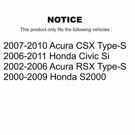 Ameribrakes Front Ceramic Disc Brake Pads For Honda Civic Acura RSX S2000 CSX NWF-PRC829